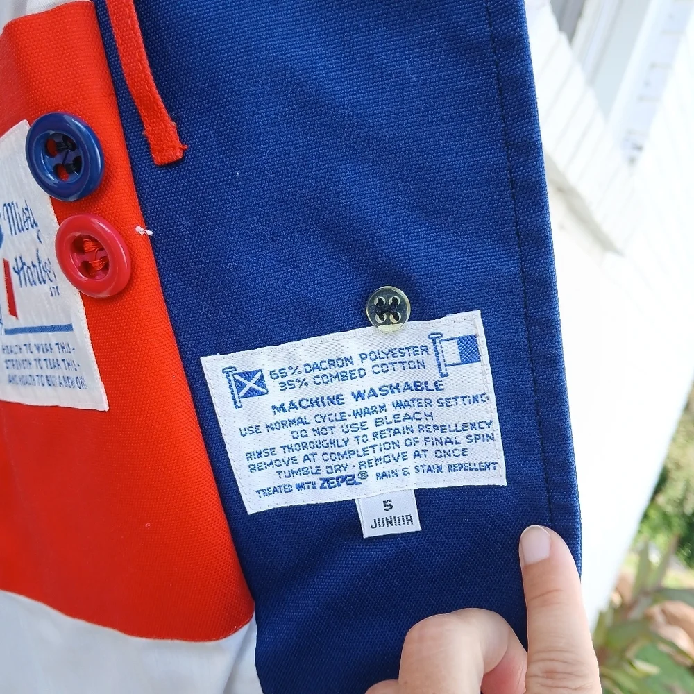 Vintage Misty Harbor Colorblock Coat Trench - Picture 4 of 7